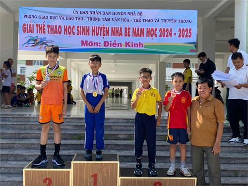 Môn điền kinh - Giải thể thao học sinh huyện Nhà Bè năm học 2024 - 2025